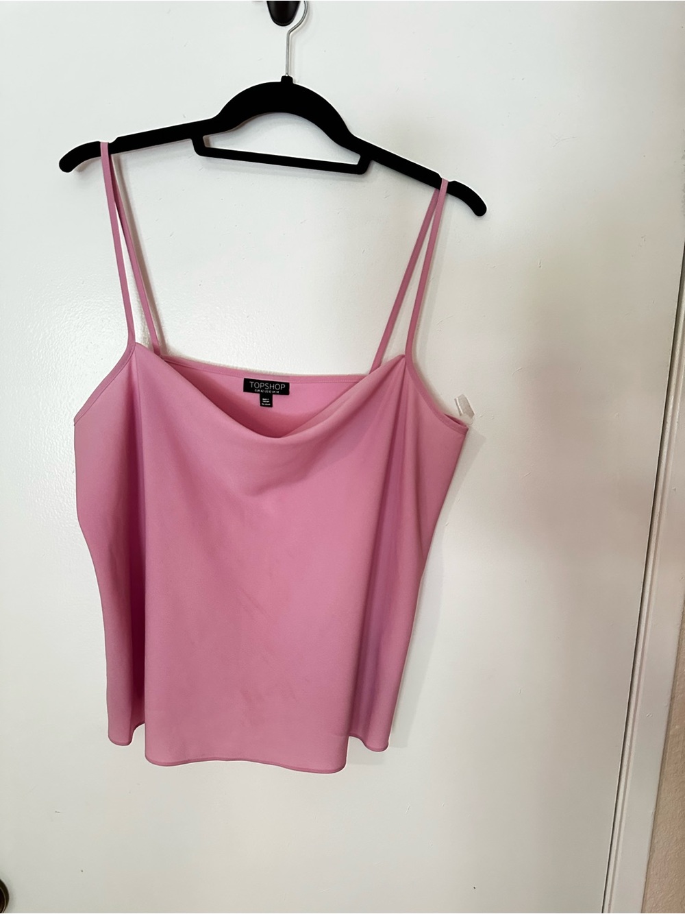 Topshop Soft Pink Cowl-Neck Camisole